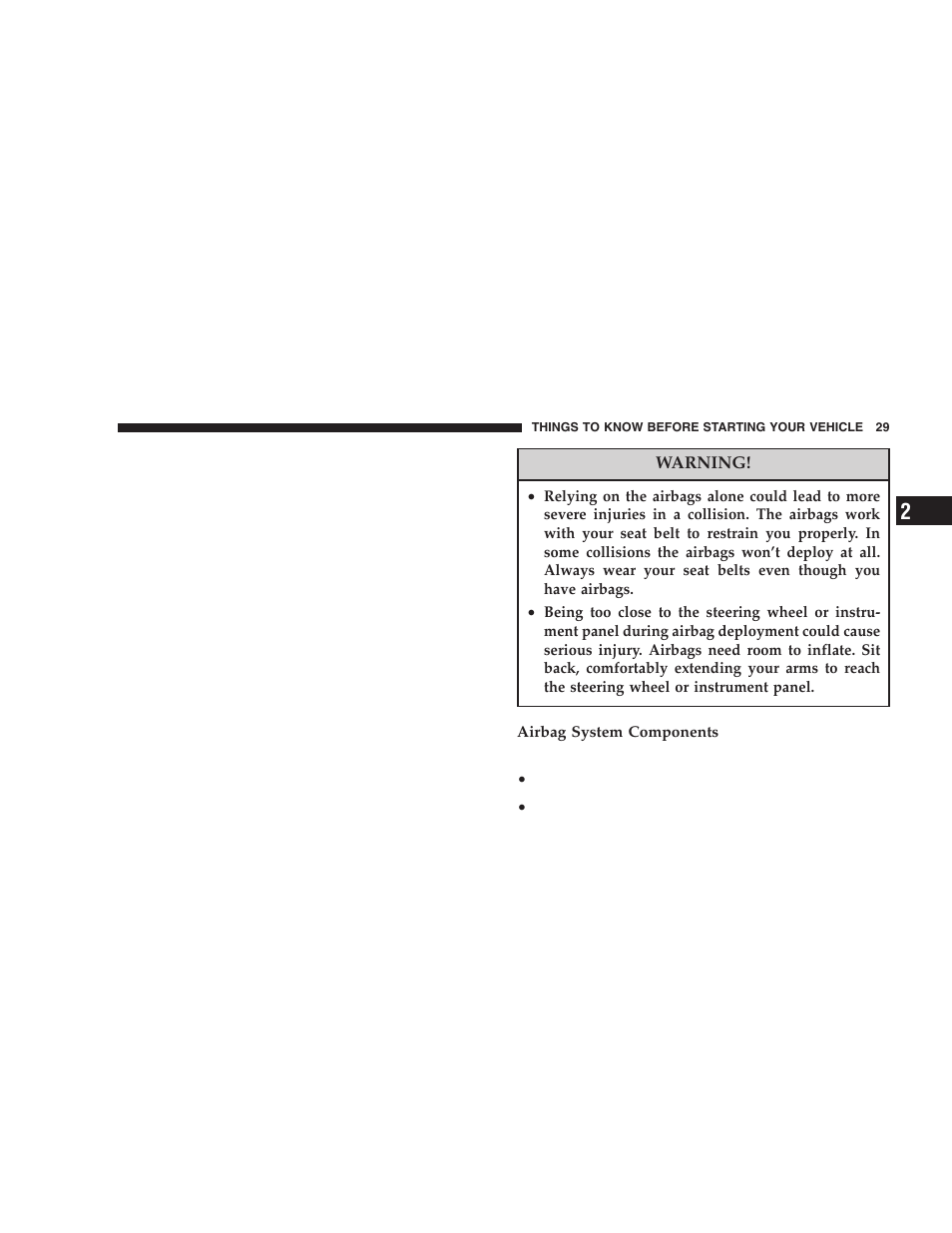 Jeep 2005 Wrangler User Manual | Page 29 / 352