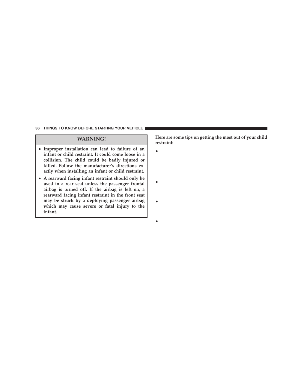 Jeep 2005 Wrangler User Manual | Page 36 / 352