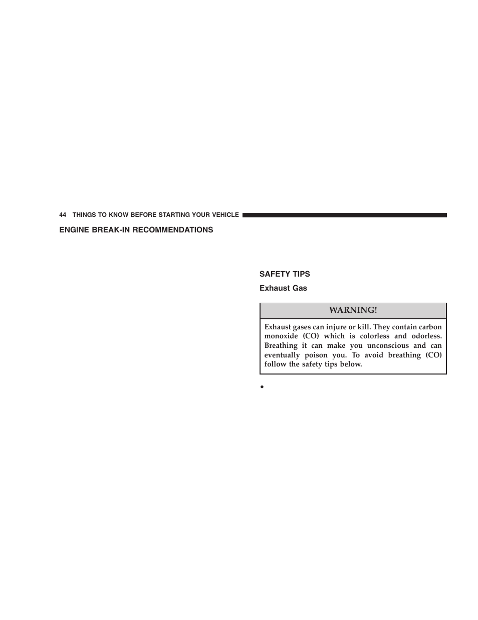 Jeep 2005 Wrangler User Manual | Page 44 / 352