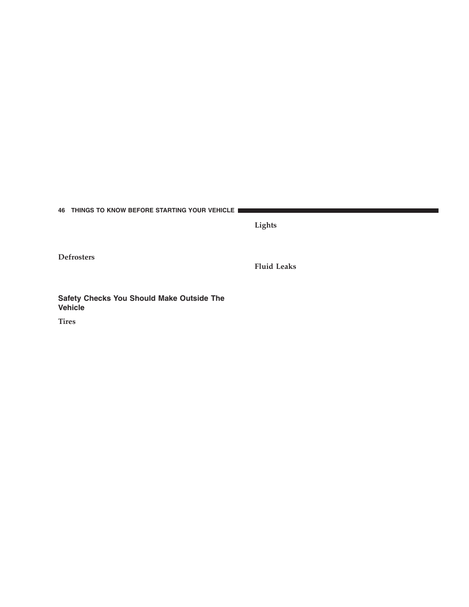 Jeep 2005 Wrangler User Manual | Page 46 / 352