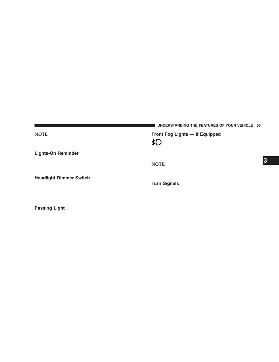 Jeep 2005 Wrangler User Manual | Page 63 / 352