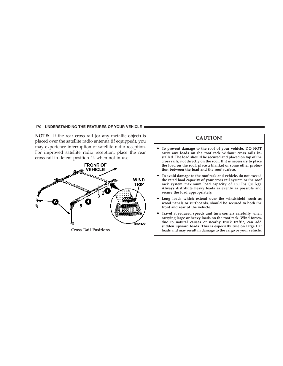 Jeep 2006 Commander User Manual | Page 170 / 440