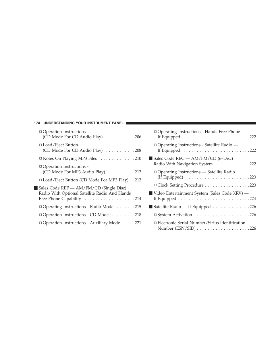 Jeep 2006 Commander User Manual | Page 174 / 440