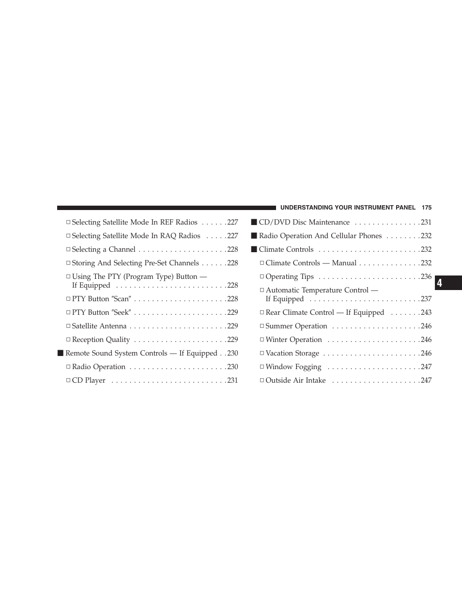 Jeep 2006 Commander User Manual | Page 175 / 440