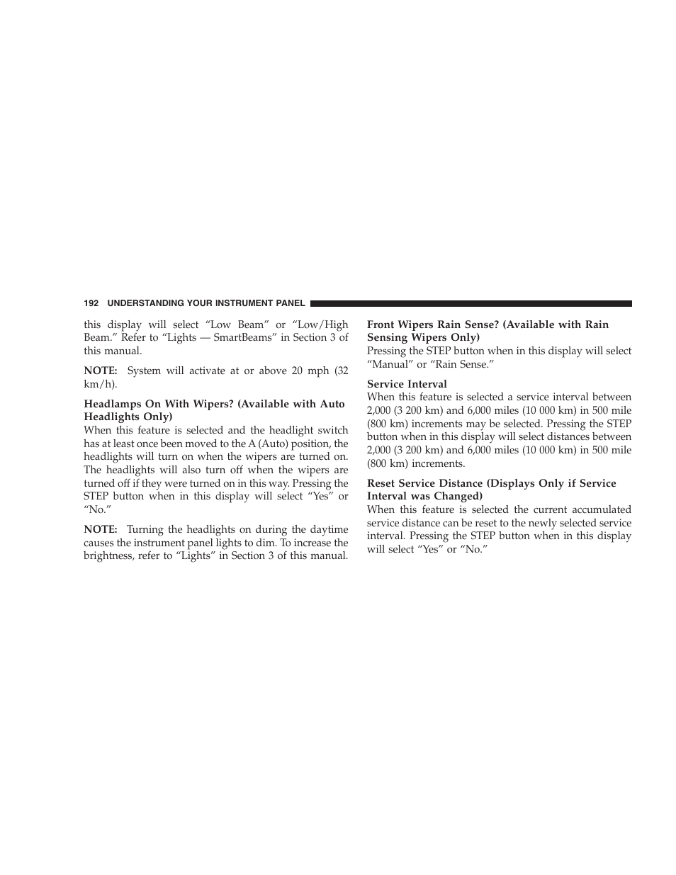 Jeep 2006 Commander User Manual | Page 192 / 440