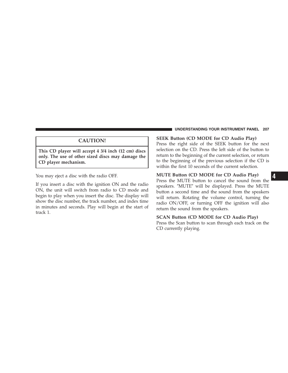 Jeep 2006 Commander User Manual | Page 207 / 440