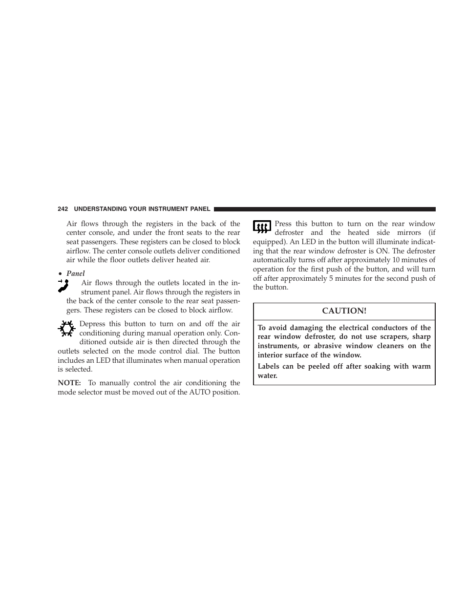 Jeep 2006 Commander User Manual | Page 242 / 440