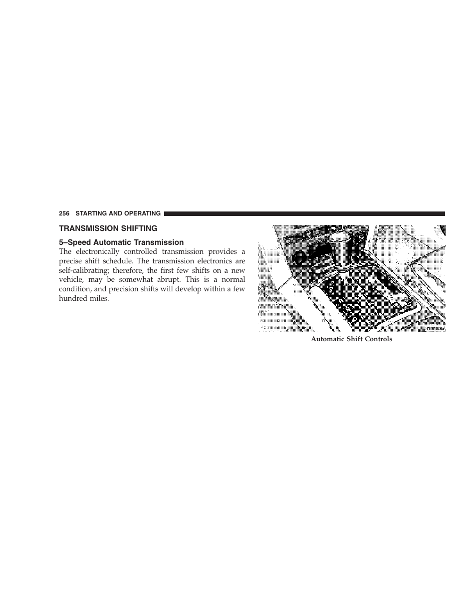 Transmission shifting, 5–speed automatic transmission | Jeep 2006 Commander User Manual | Page 256 / 440