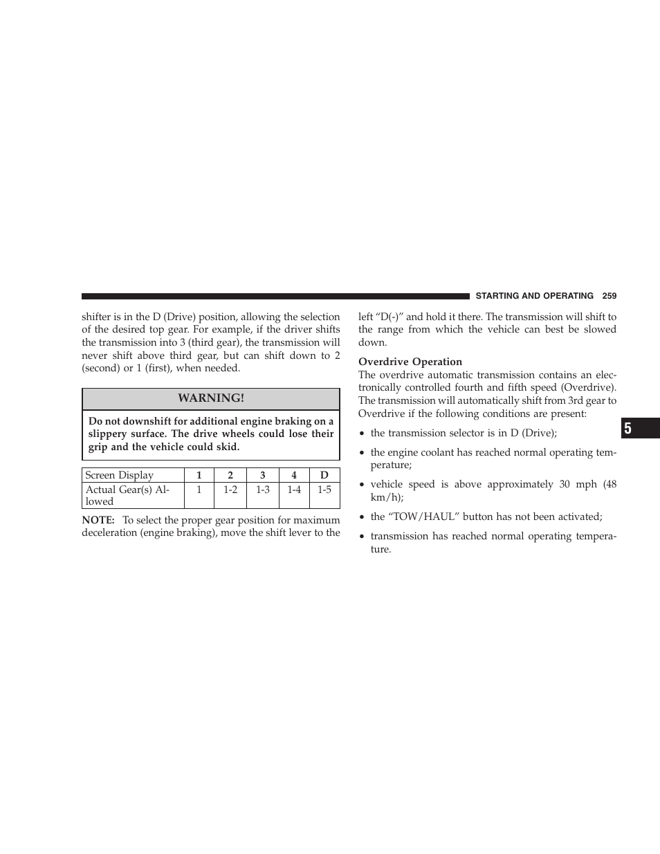 Jeep 2006 Commander User Manual | Page 259 / 440
