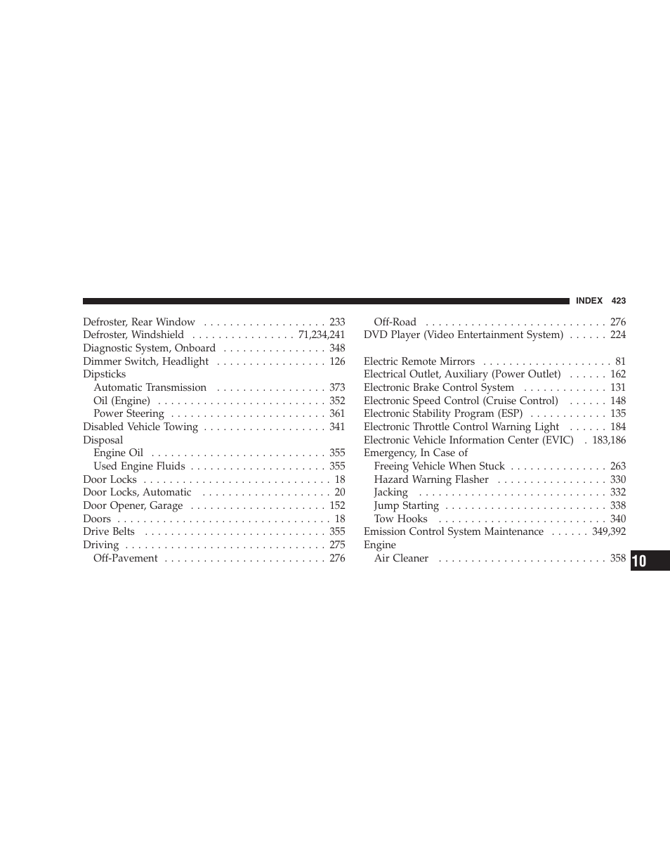 Jeep 2006 Commander User Manual | Page 423 / 440