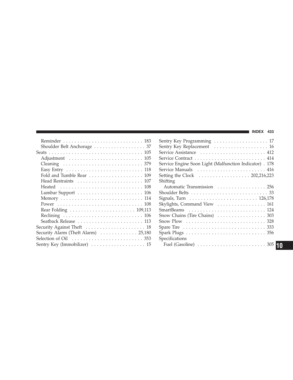 Jeep 2006 Commander User Manual | Page 433 / 440