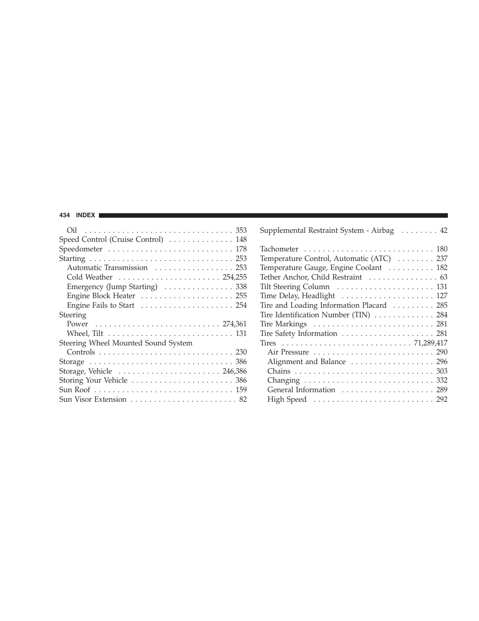 Jeep 2006 Commander User Manual | Page 434 / 440