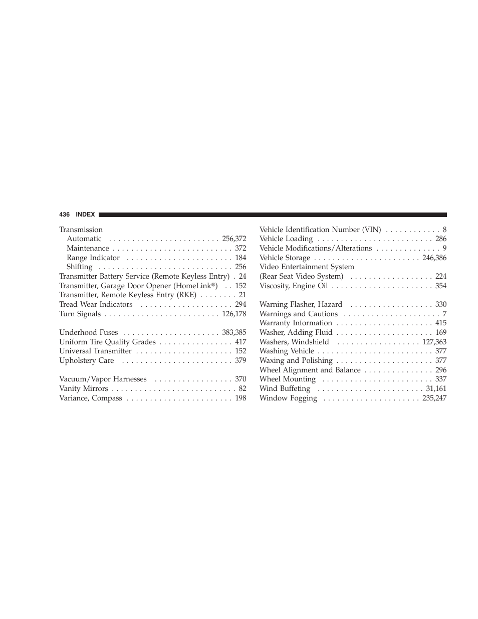 Jeep 2006 Commander User Manual | Page 436 / 440