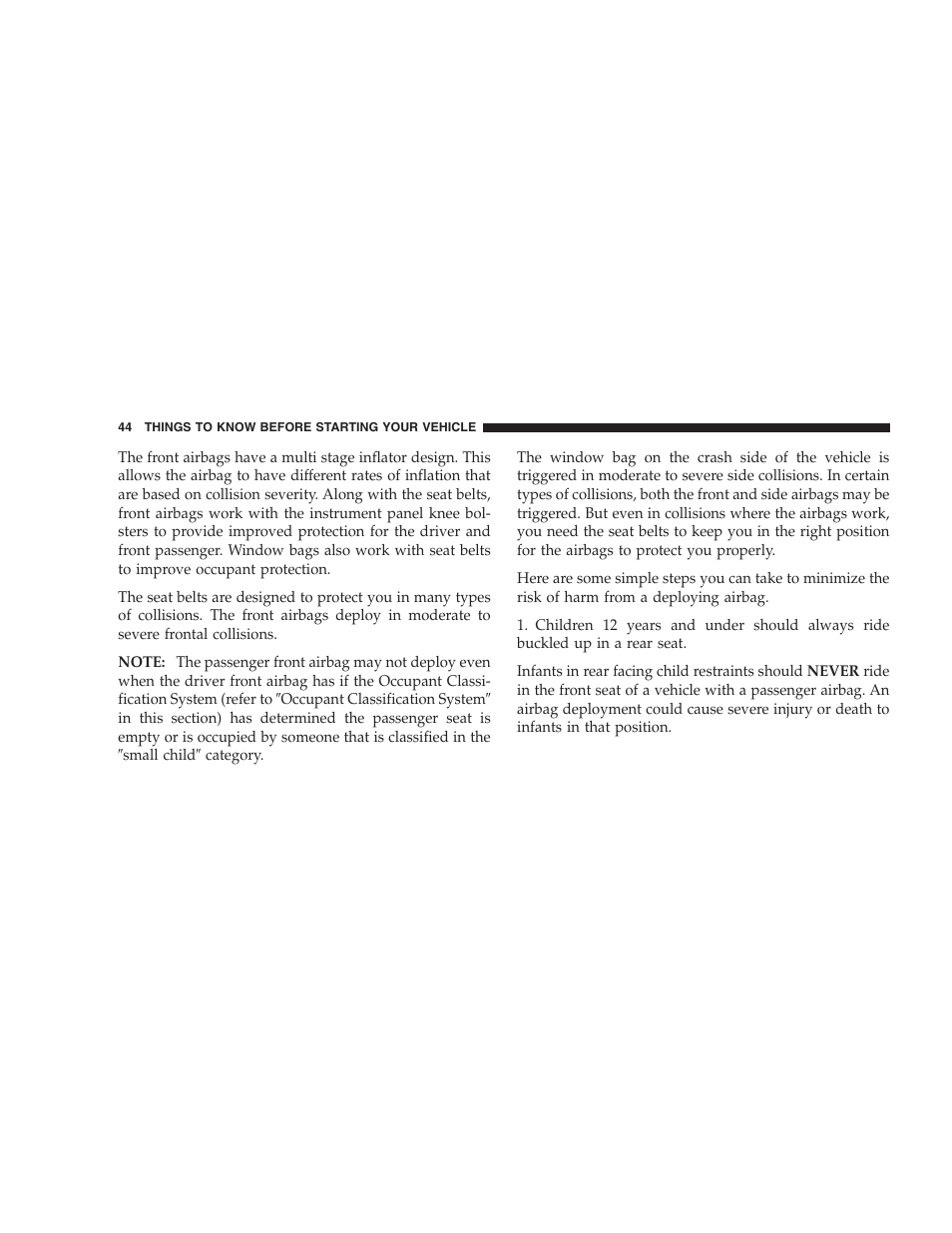 Jeep 2006 Commander User Manual | Page 44 / 440