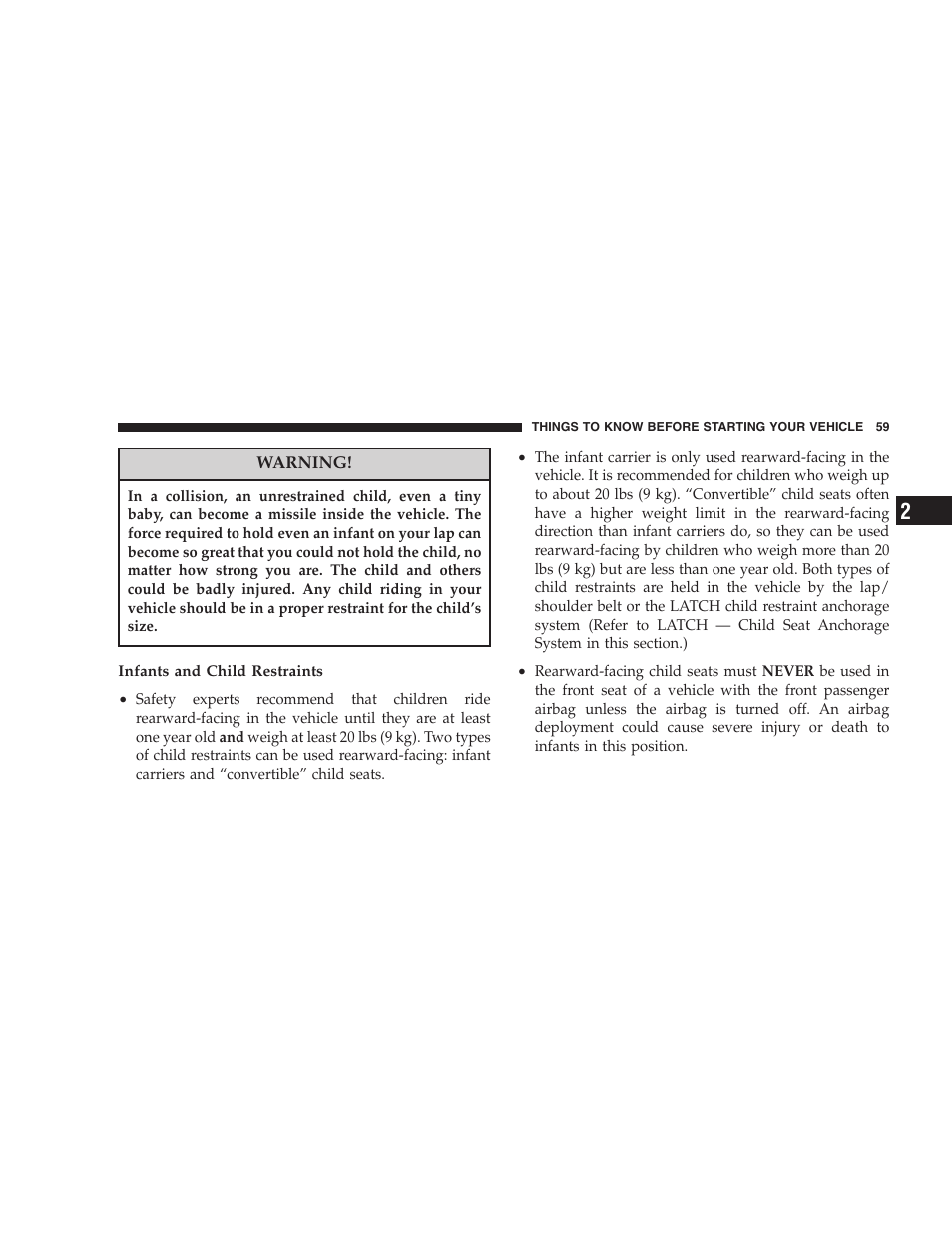 Jeep 2006 Commander User Manual | Page 59 / 440