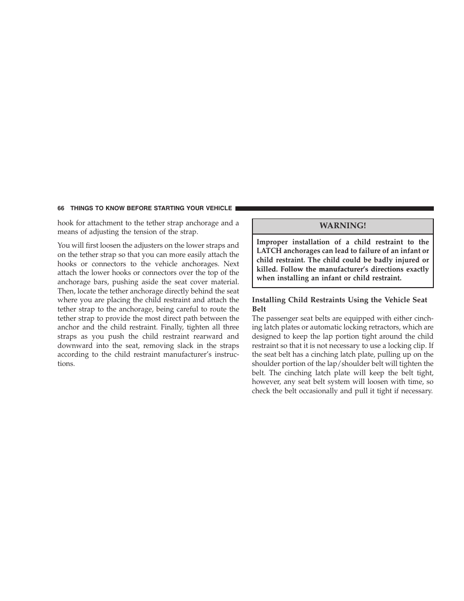 Jeep 2006 Commander User Manual | Page 66 / 440