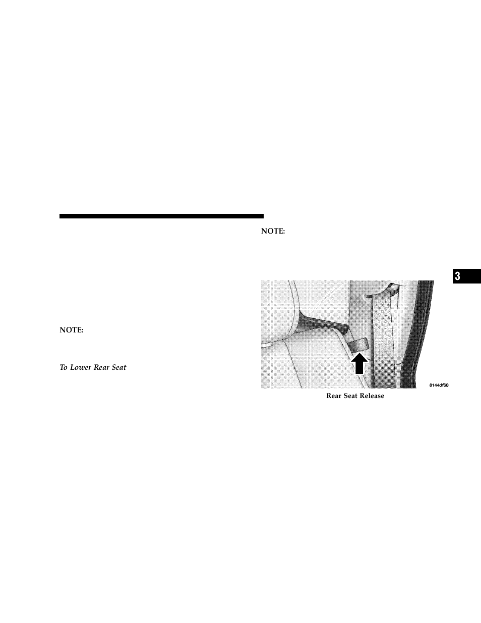 60/40 split rear seat | Jeep 2006 Grand Cherokee User Manual | Page 111 / 448