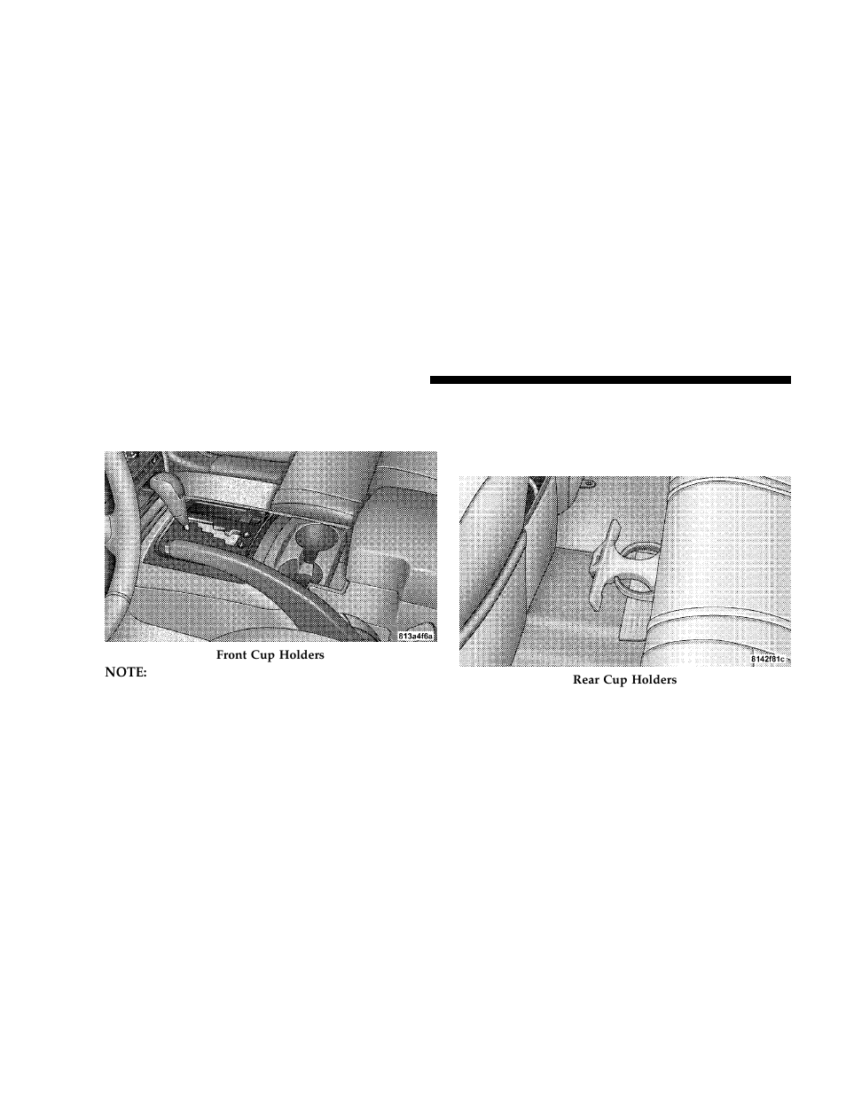 Cup holders | Jeep 2006 Grand Cherokee User Manual | Page 164 / 448