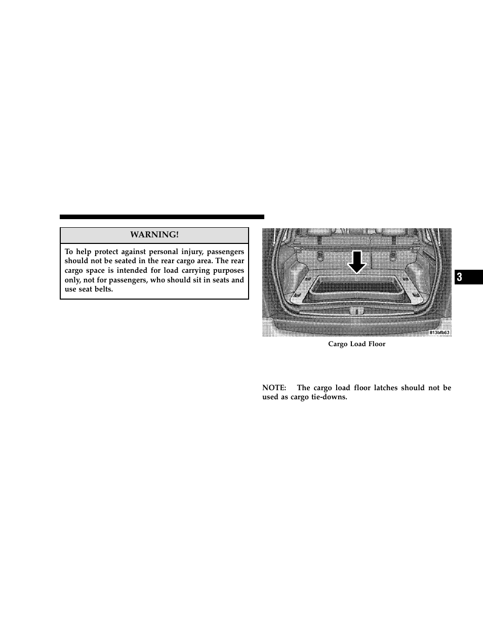 Cargo load floor | Jeep 2006 Grand Cherokee User Manual | Page 169 / 448