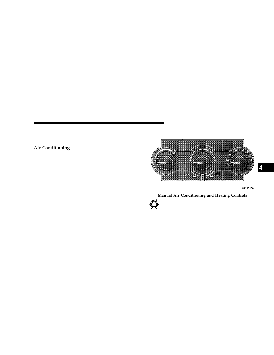 Climate controls, Climate controls — manual | Jeep 2006 Grand Cherokee User Manual | Page 233 / 448