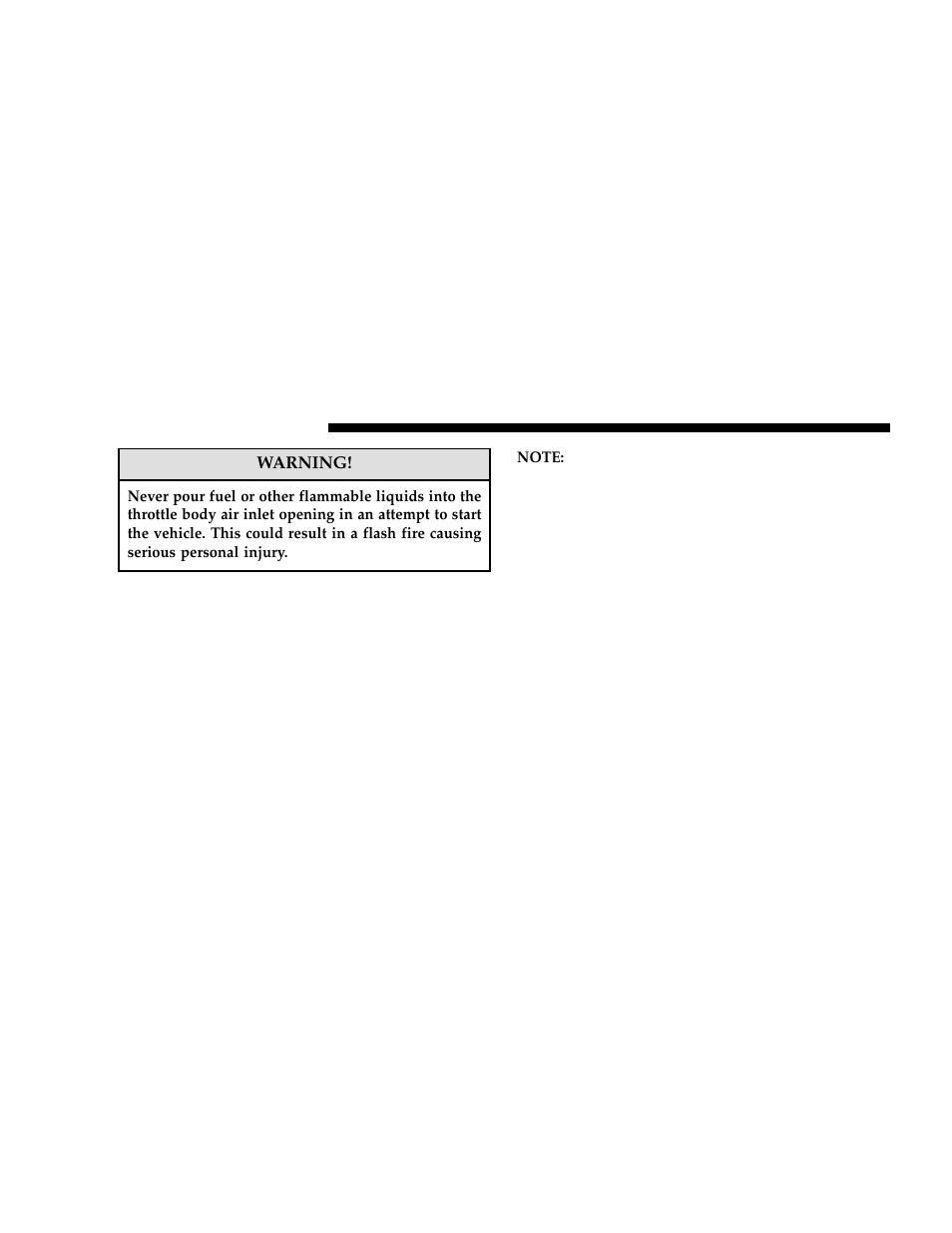 Extreme cold weather (below –20°f (–29°c), If engine fails to start | Jeep 2006 Grand Cherokee User Manual | Page 252 / 448