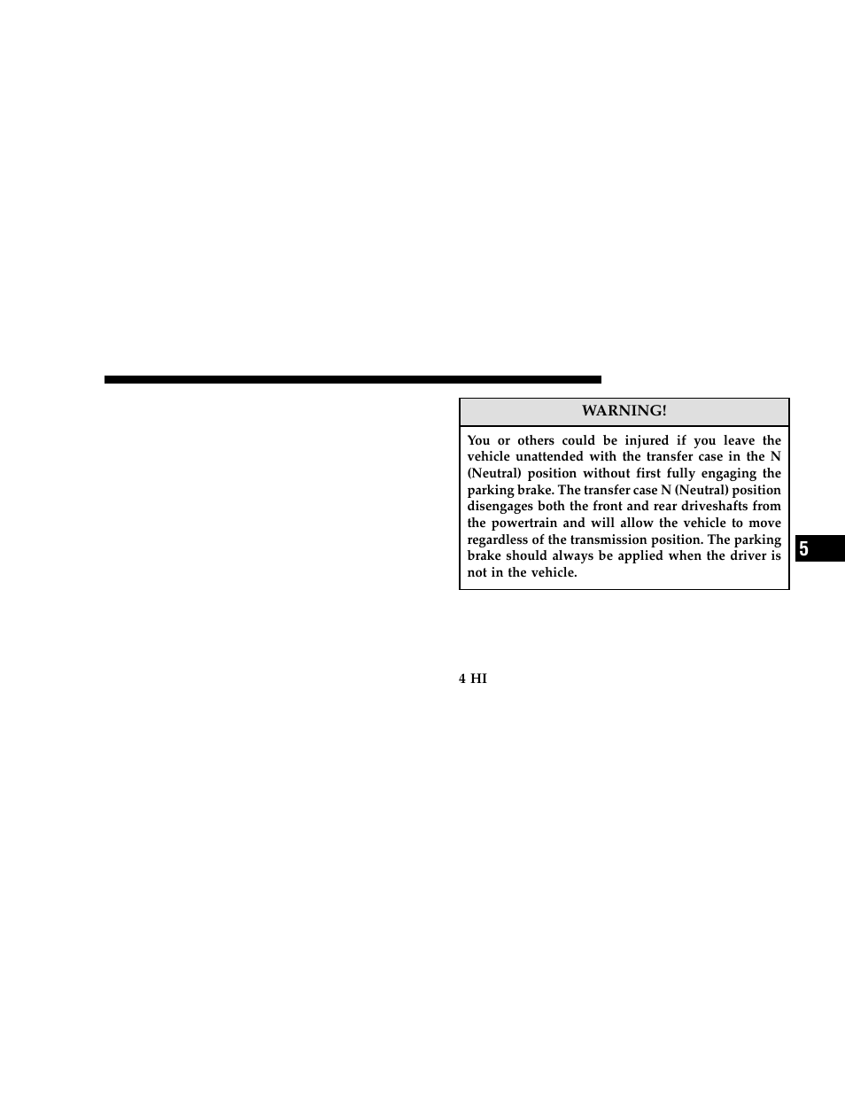 Shift positions | Jeep 2006 Grand Cherokee User Manual | Page 263 / 448