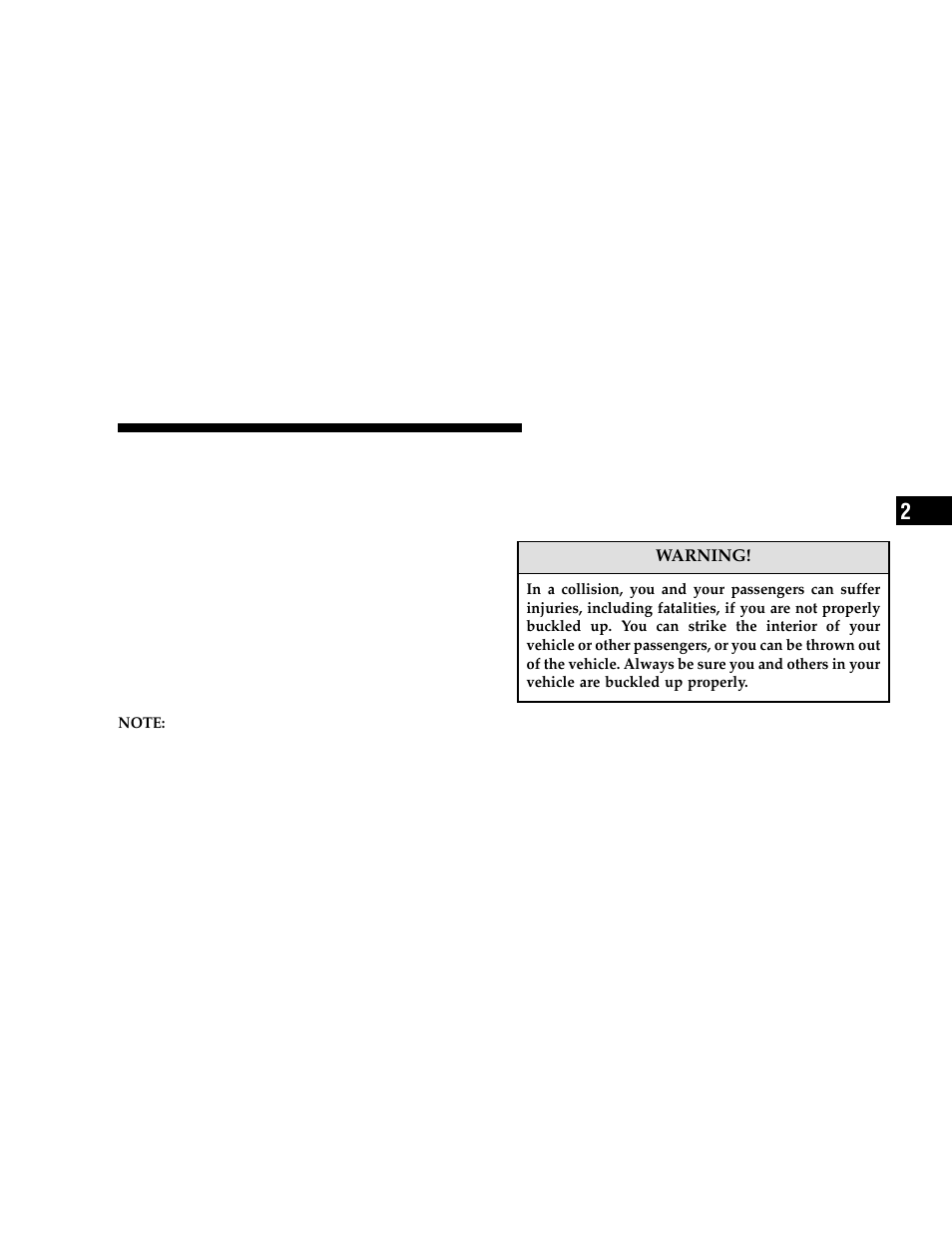 Occupant restraints | Jeep 2006 Grand Cherokee User Manual | Page 31 / 448