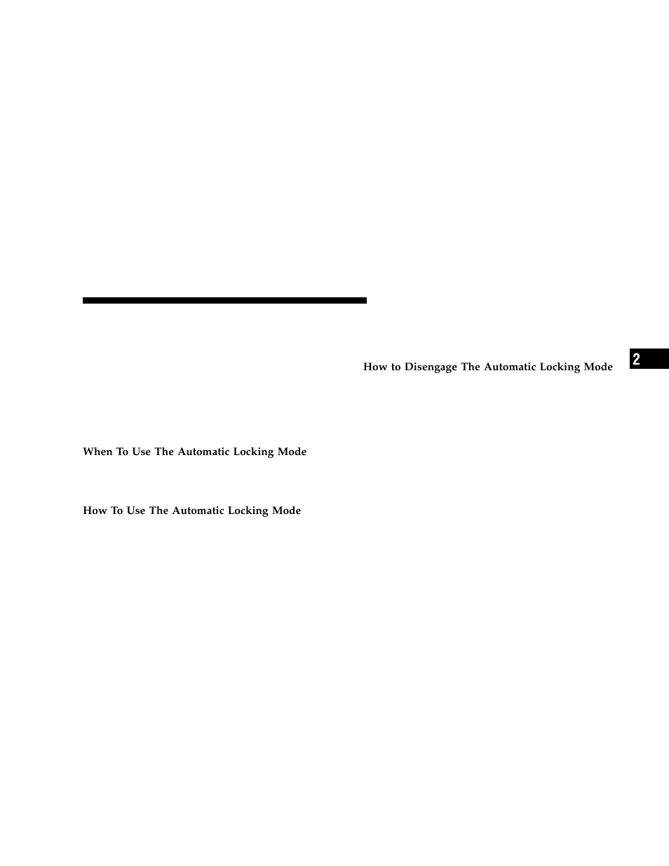 Automatic locking mode — if equipped, Energy management feature | Jeep 2006 Grand Cherokee User Manual | Page 37 / 448