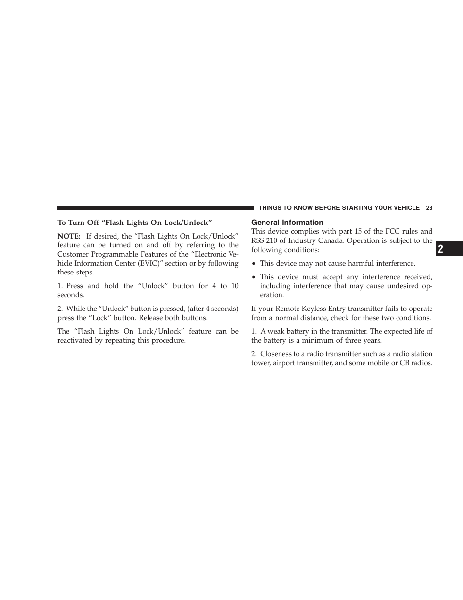 General information | Jeep 2006 Grand Cherokee SRT User Manual | Page 23 / 392