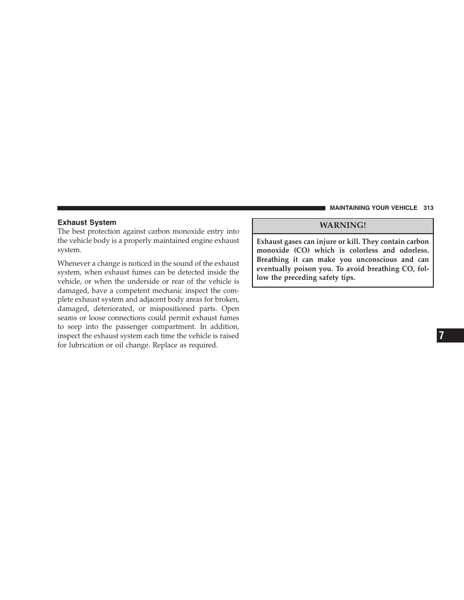 Exhaust system | Jeep 2006 Grand Cherokee SRT User Manual | Page 313 / 392