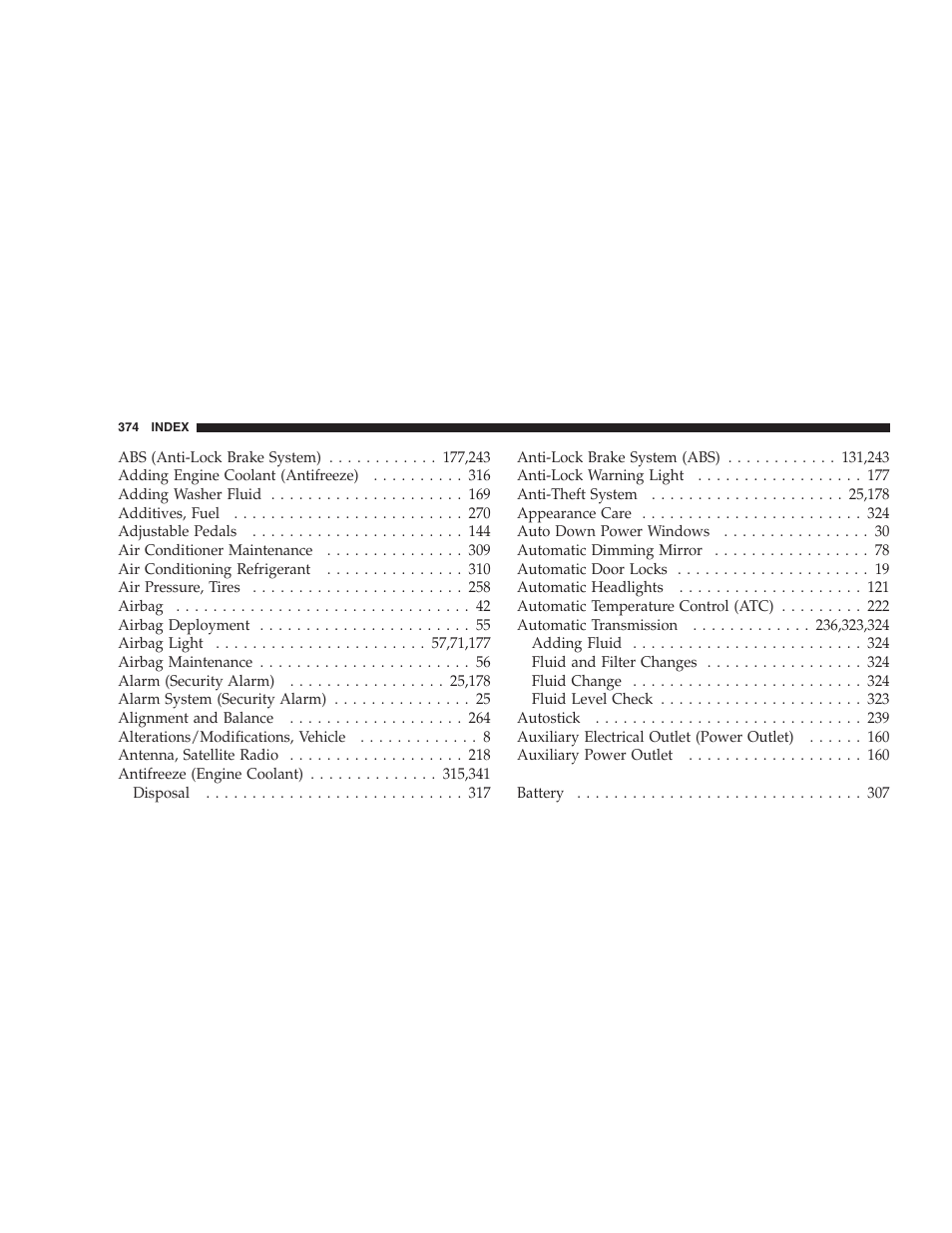 Jeep 2006 Grand Cherokee SRT User Manual | Page 374 / 392