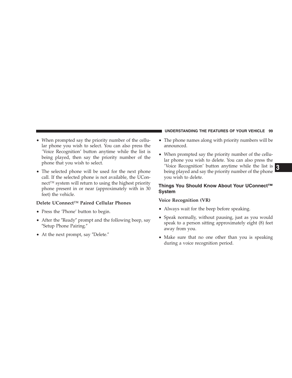 Things you should know about your, Uconnect™ system | Jeep 2006 Grand Cherokee SRT User Manual | Page 99 / 392