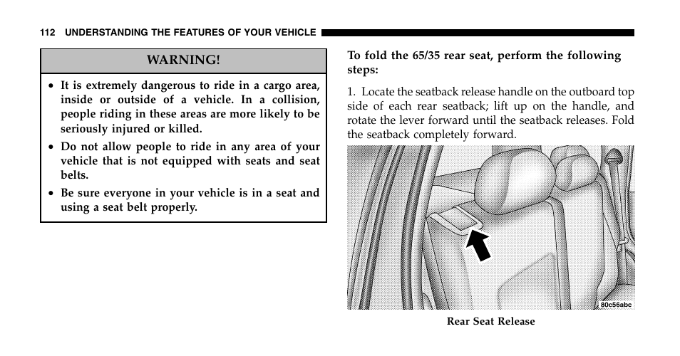 Jeep 2006 Liberty User Manual | Page 112 / 424