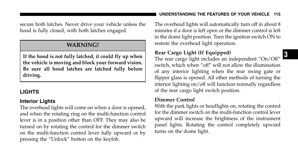 Jeep 2006 Liberty User Manual | Page 115 / 424