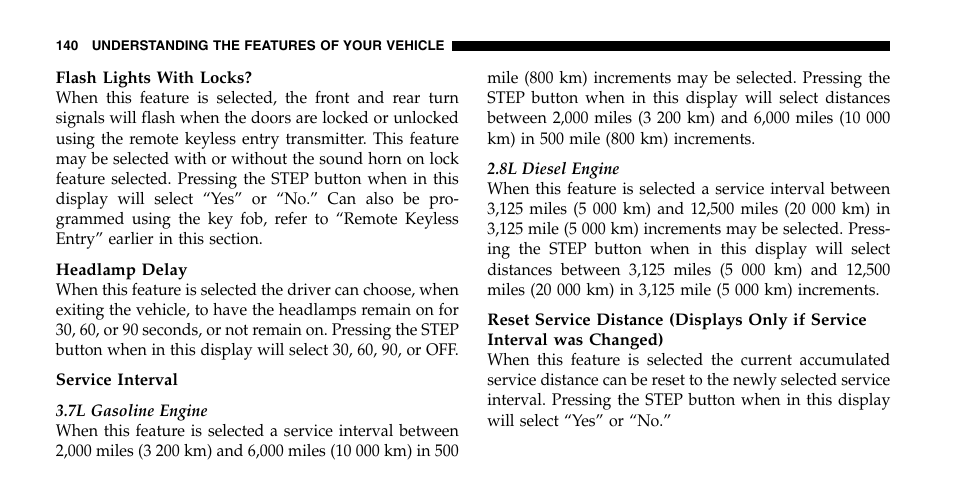 Jeep 2006 Liberty User Manual | Page 140 / 424