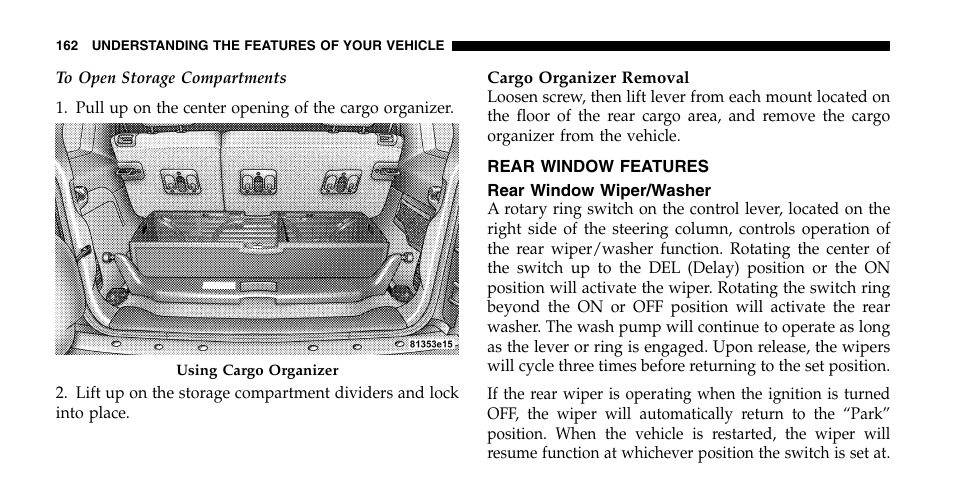 Jeep 2006 Liberty User Manual | Page 162 / 424