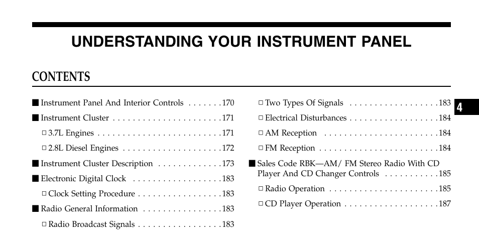 Jeep 2006 Liberty User Manual | Page 167 / 424