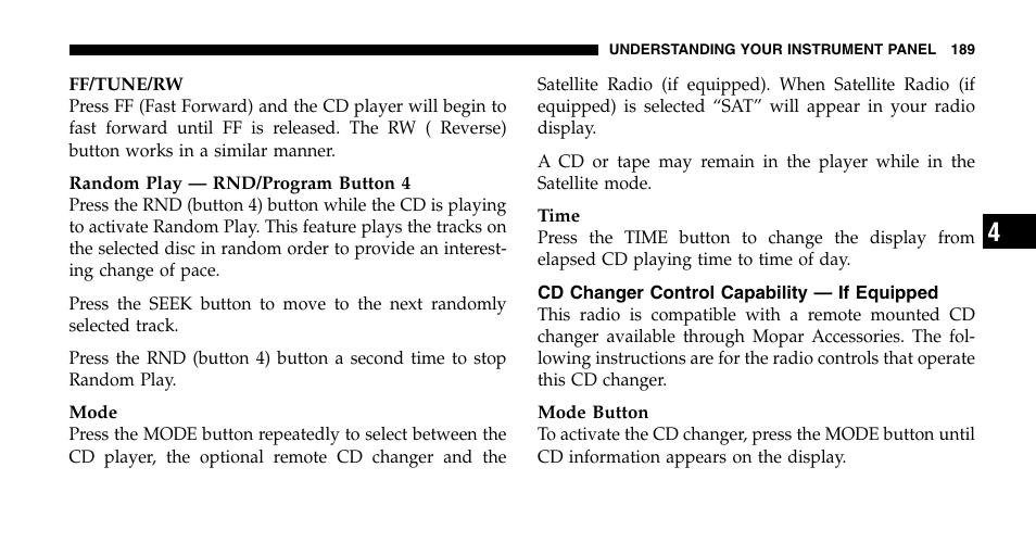 Jeep 2006 Liberty User Manual | Page 189 / 424