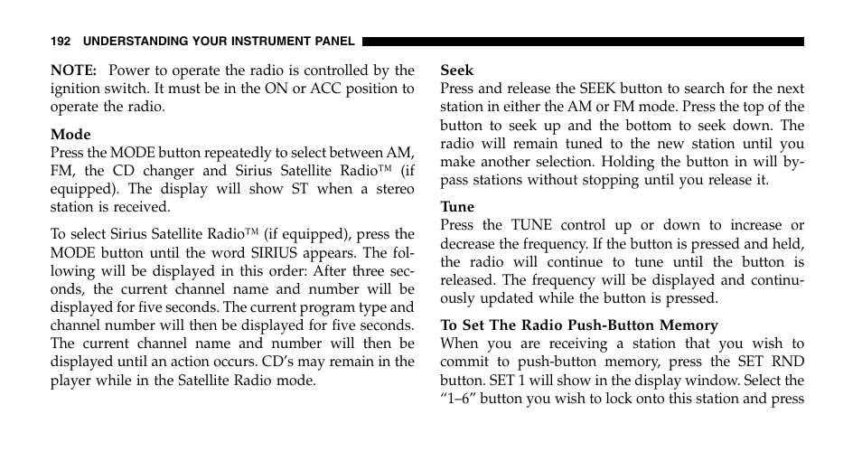 Jeep 2006 Liberty User Manual | Page 192 / 424