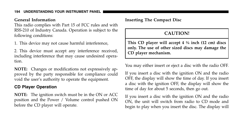 Jeep 2006 Liberty User Manual | Page 194 / 424