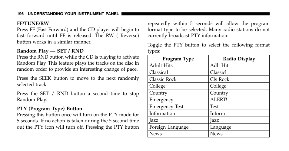 Jeep 2006 Liberty User Manual | Page 196 / 424
