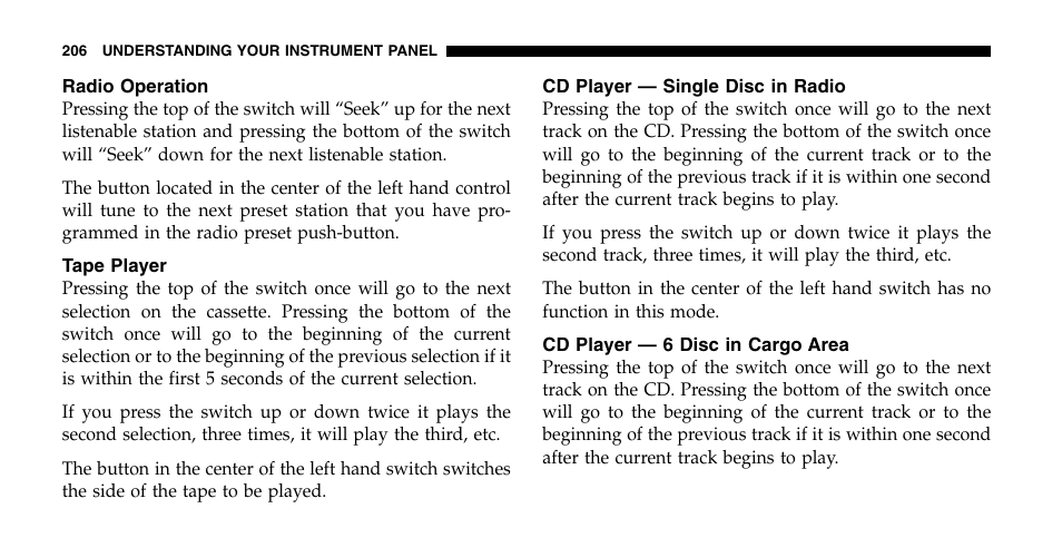 Jeep 2006 Liberty User Manual | Page 206 / 424