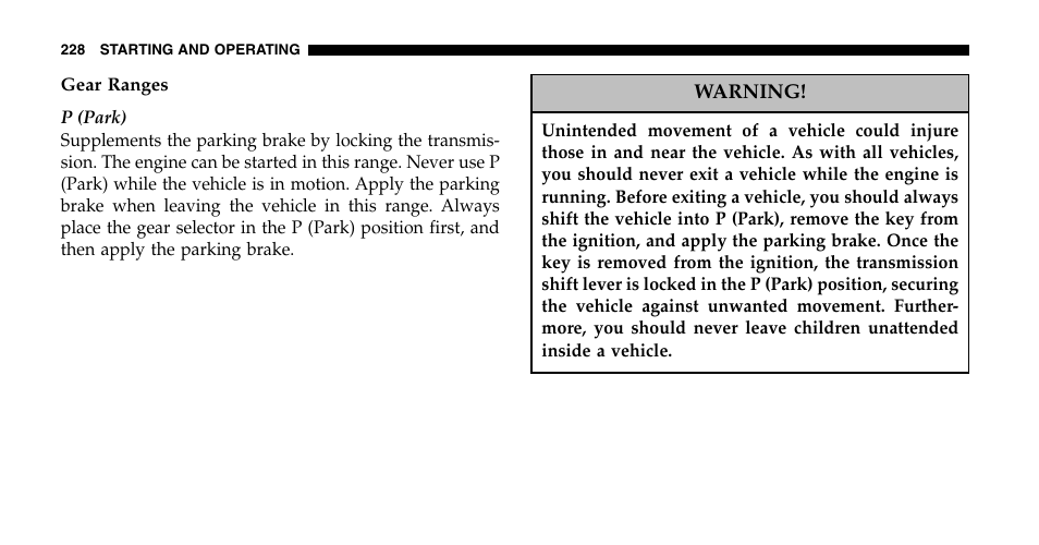 Jeep 2006 Liberty User Manual | Page 228 / 424
