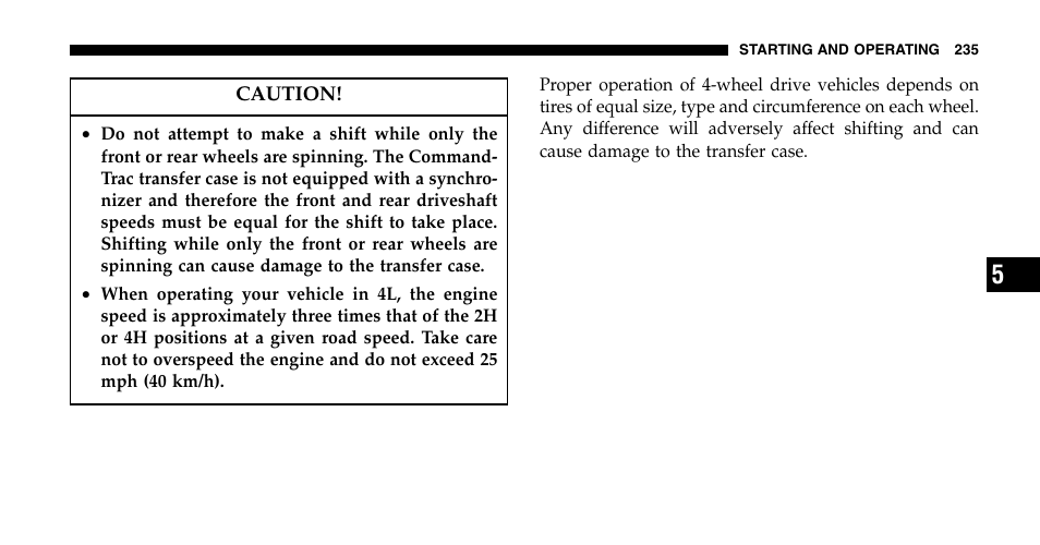 Jeep 2006 Liberty User Manual | Page 235 / 424