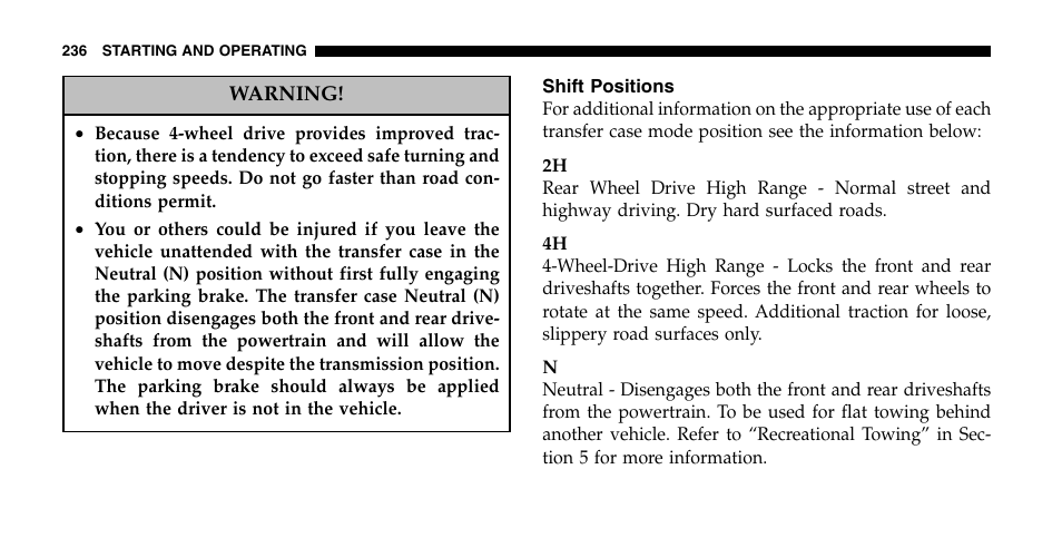 Jeep 2006 Liberty User Manual | Page 236 / 424