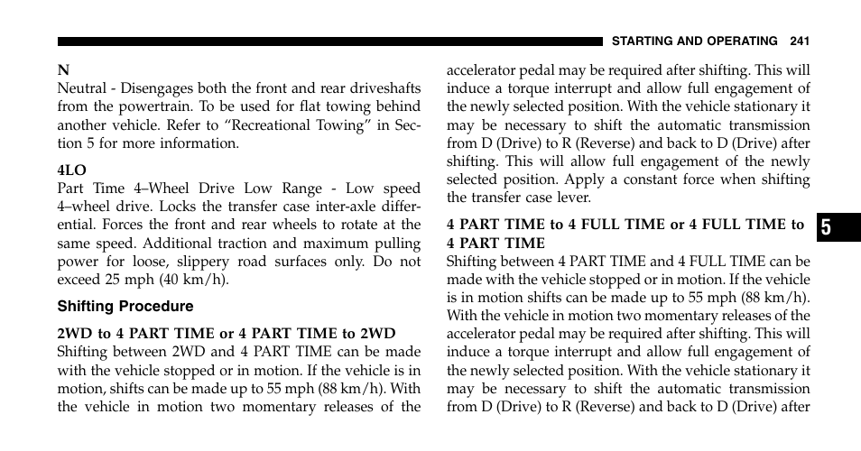 Jeep 2006 Liberty User Manual | Page 241 / 424