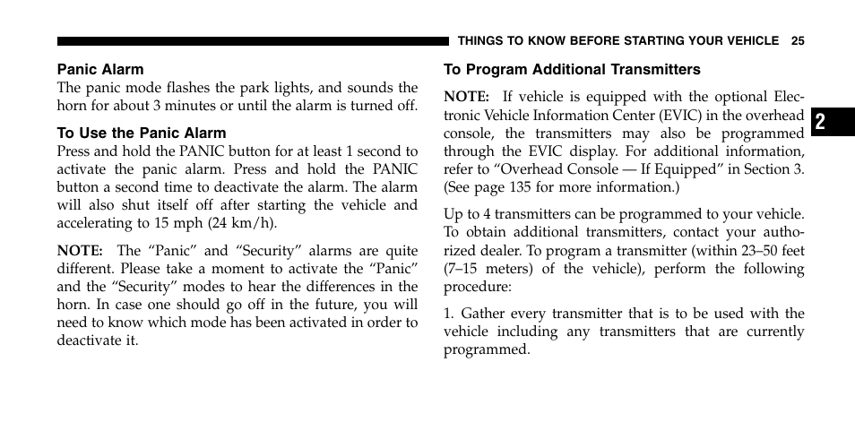 Jeep 2006 Liberty User Manual | Page 25 / 424