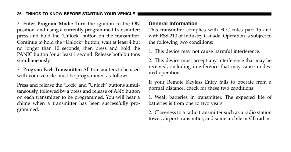 Jeep 2006 Liberty User Manual | Page 26 / 424