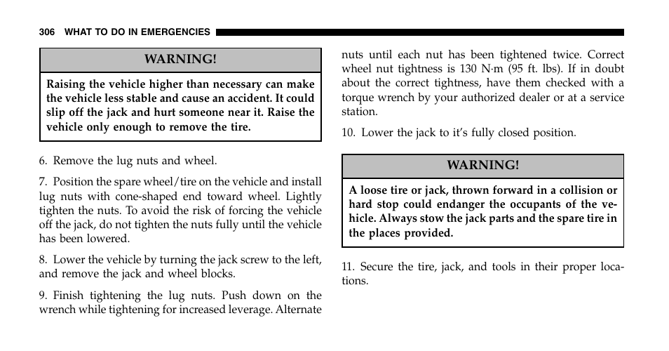 Jeep 2006 Liberty User Manual | Page 306 / 424