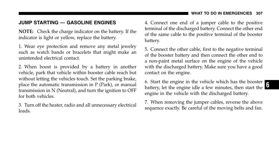 Jeep 2006 Liberty User Manual | Page 307 / 424